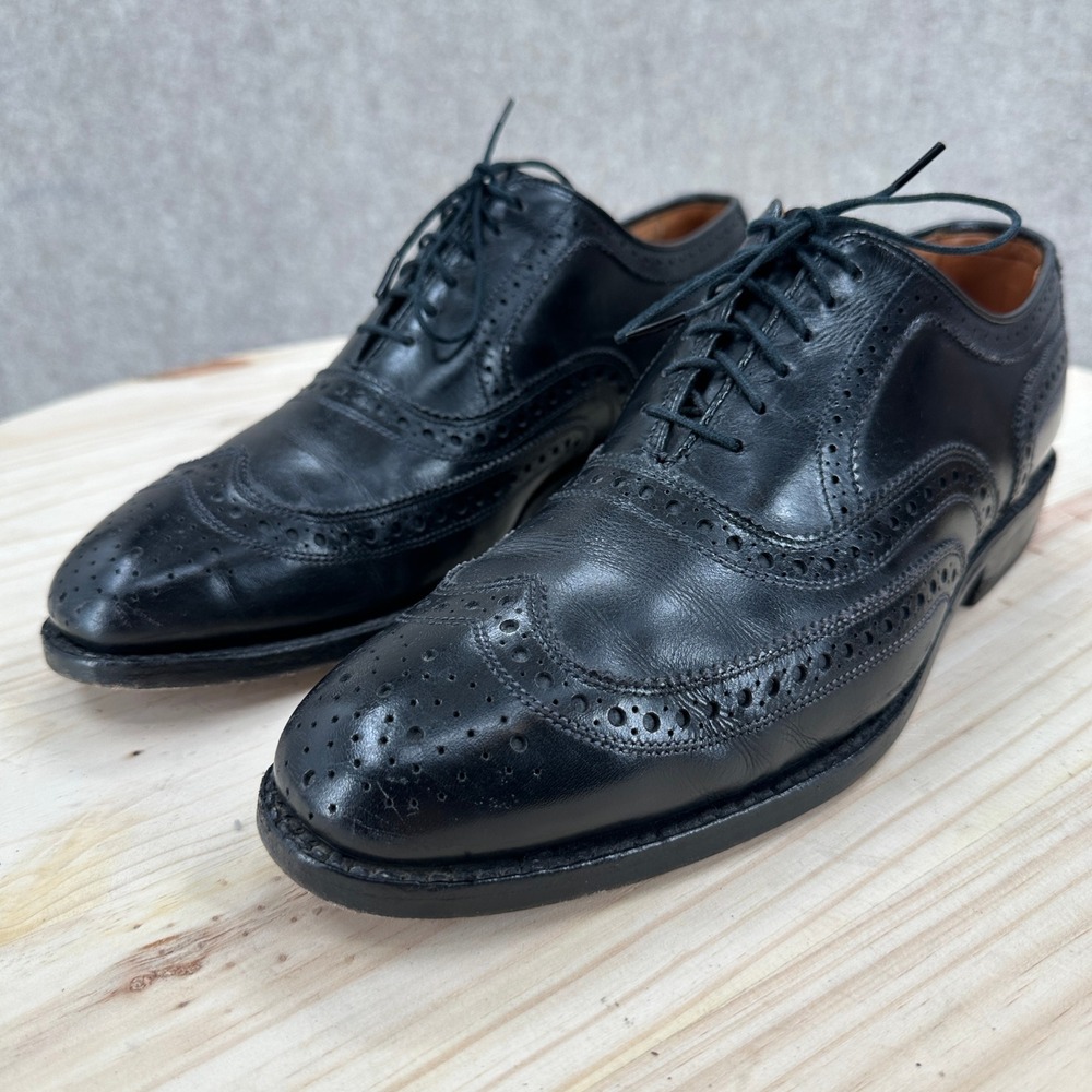Allen Edmonds Fairhaven Leather Wingtip Brogue Oxford Dress Shoes Mens 8.5 D - Picture 3 of 15